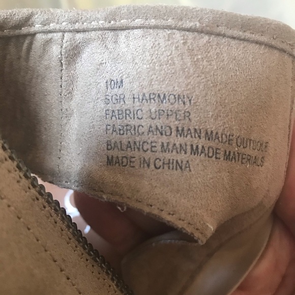 NWOT Peep Toe Ankle Wedge Booties With Open Heel - Picture 8 of 8